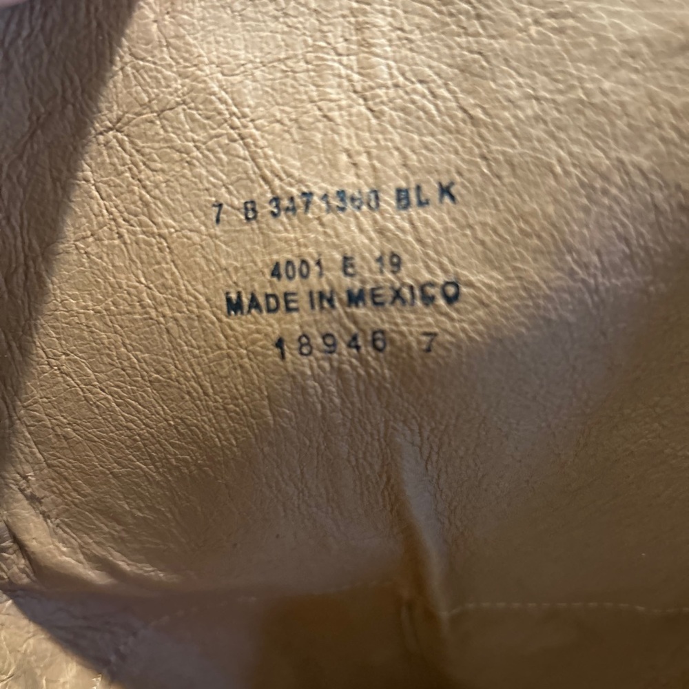 Frye leather boots. Melissa button back zip boots. - Picture 4 of 6